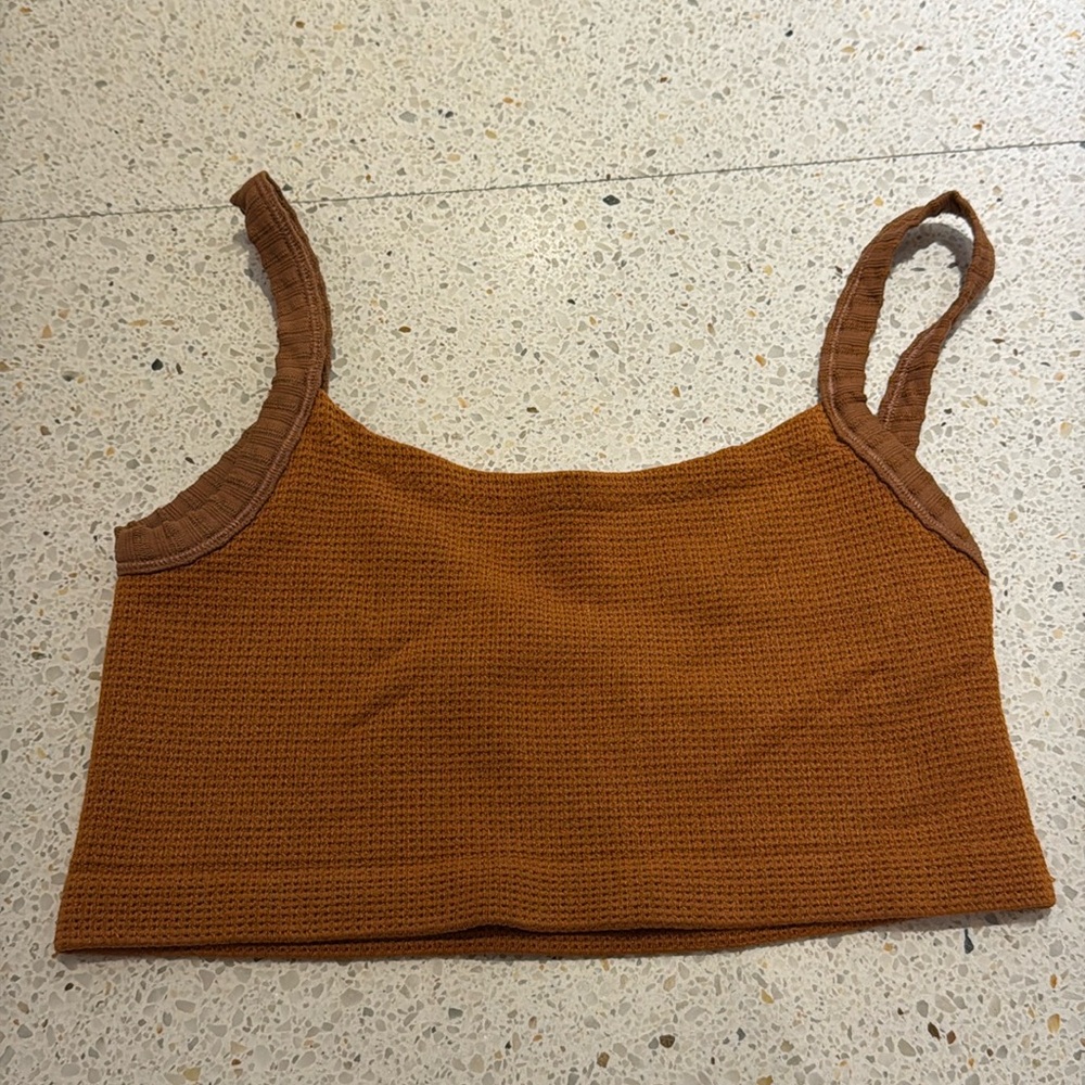 Urban Outfitters Out From Under Burnt Orange Crop Top